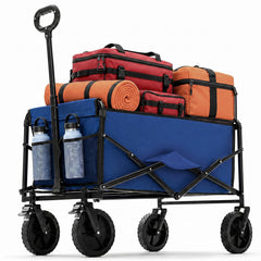 DUMOS wagon front view showing roomy 102L compartment and sturdy frame benefit