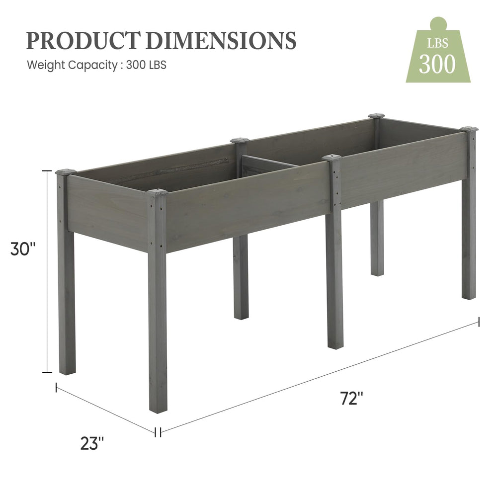 DUMOS side view showing sturdy legs and stable weight support