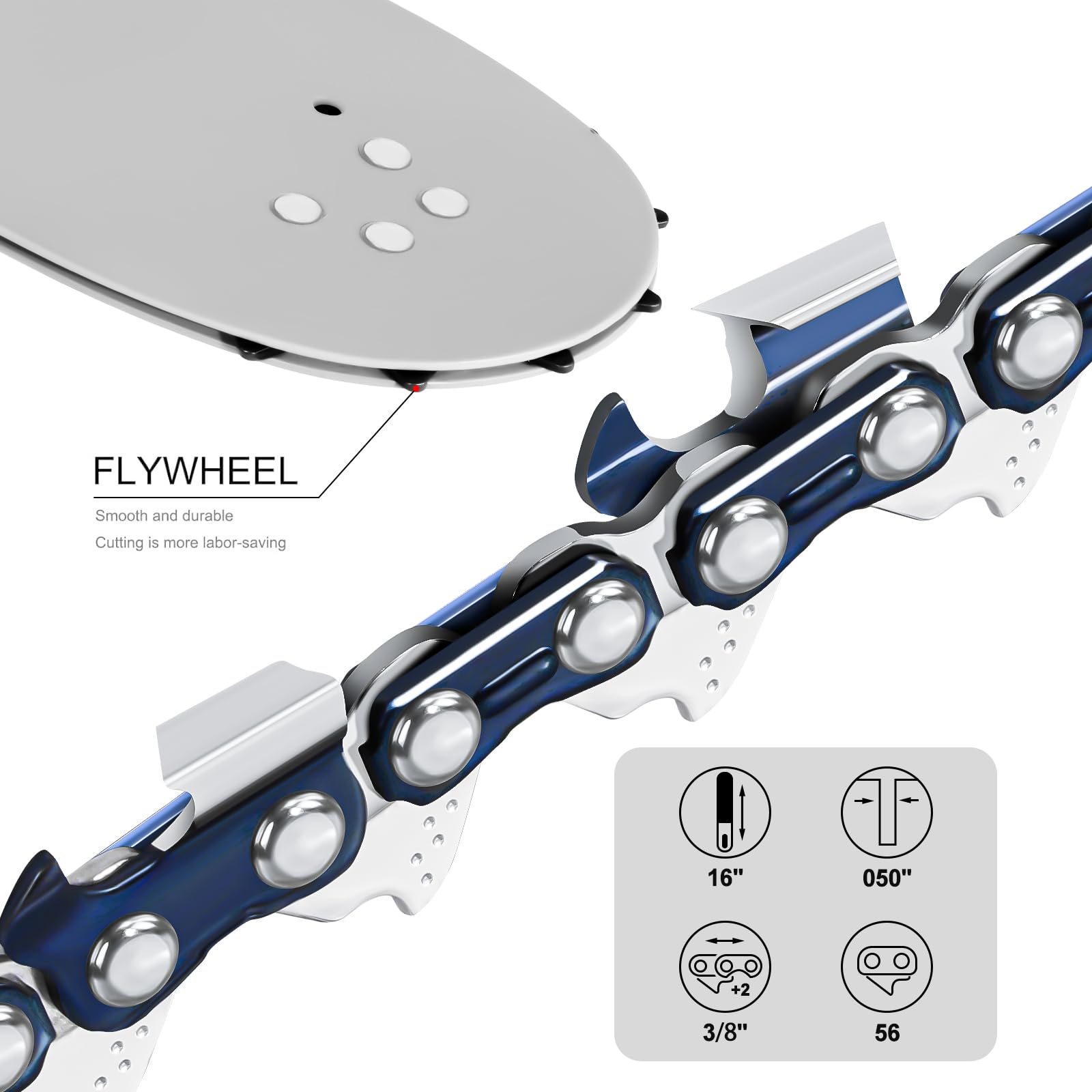 Dunhil guide bar top view highlighting mounting holes and rail, practical replacement benefit
