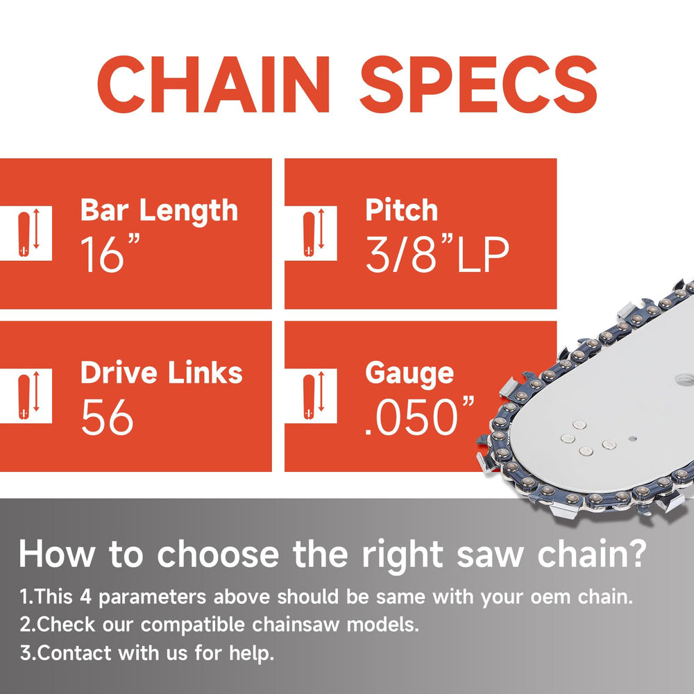 Dunhil chain installed on a chainsaw cutting wood, faster work sessions benefit