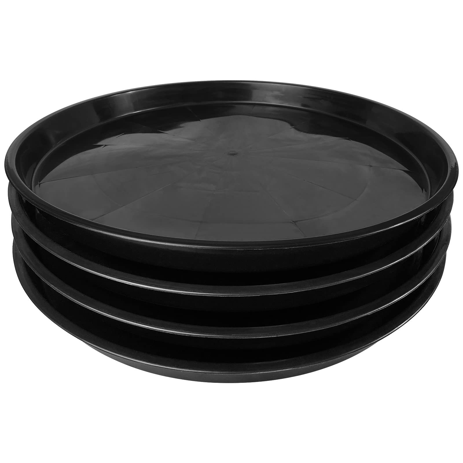 DUNPUTE front view of 18-inch saucer showing stability and clean design