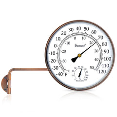 DUNUO front view antique copper dial, clear easy-read display benefit