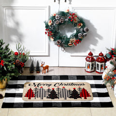 Dunzy close-up of Merry Christmas tree print highlighting clear design