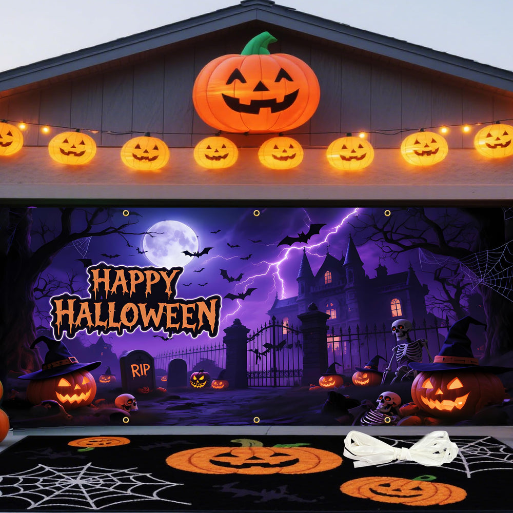 Duoduobuy banner used as porch photo booth backdrop, offers great party photos