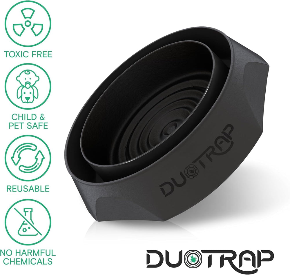 DUOTRAP close-up of plastic texture and rim for durable, long-lasting performance