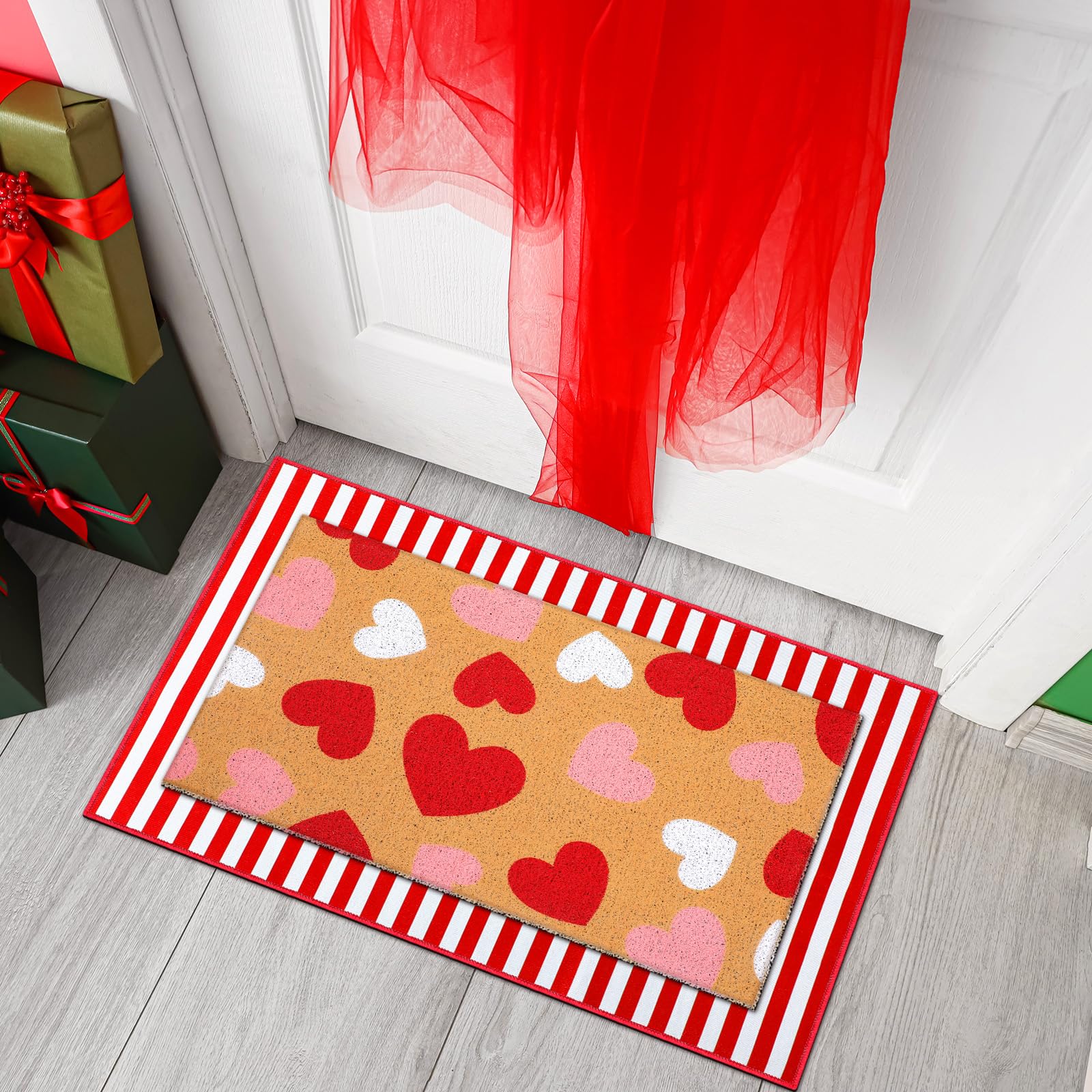 Duraaamo mat placed in kitchen doorway to trap dirt and protect floors