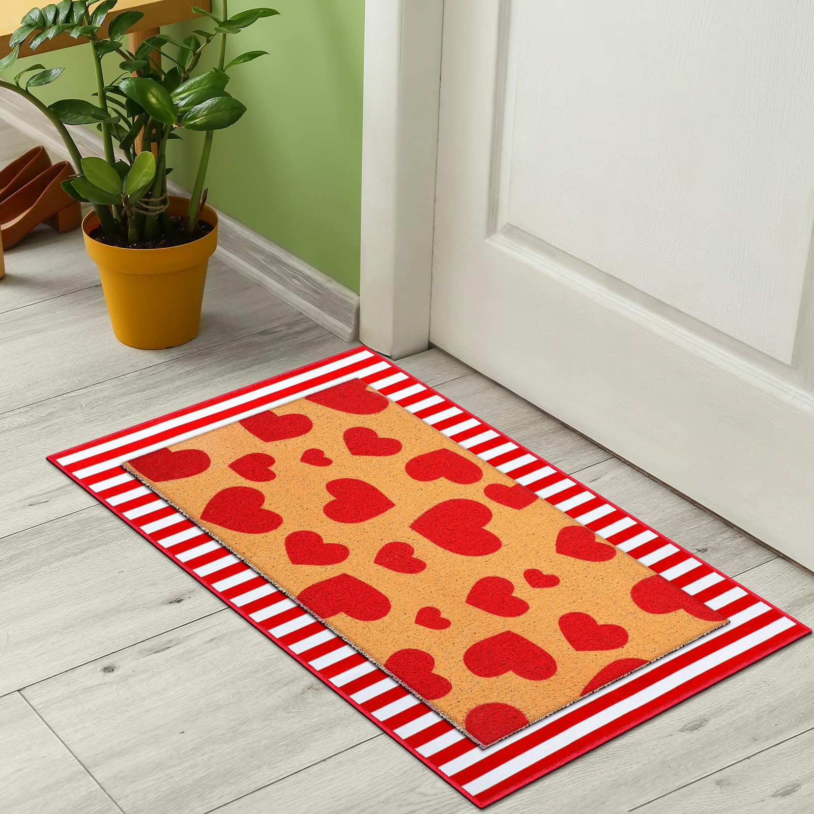 Duraaamo porch decor with mats enhances curbside hospitality