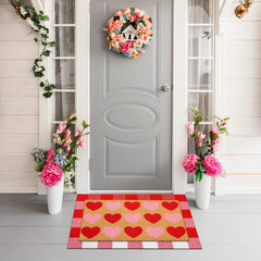 Duraaamo mats styled on porch creating inviting entrance for guests