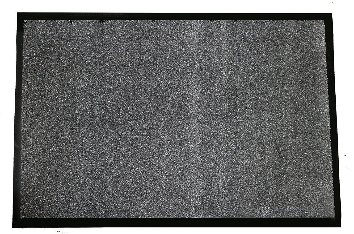 Durable Corporation front view of charcoal 4x6 mat showing full shape and edge, keeps entry neat