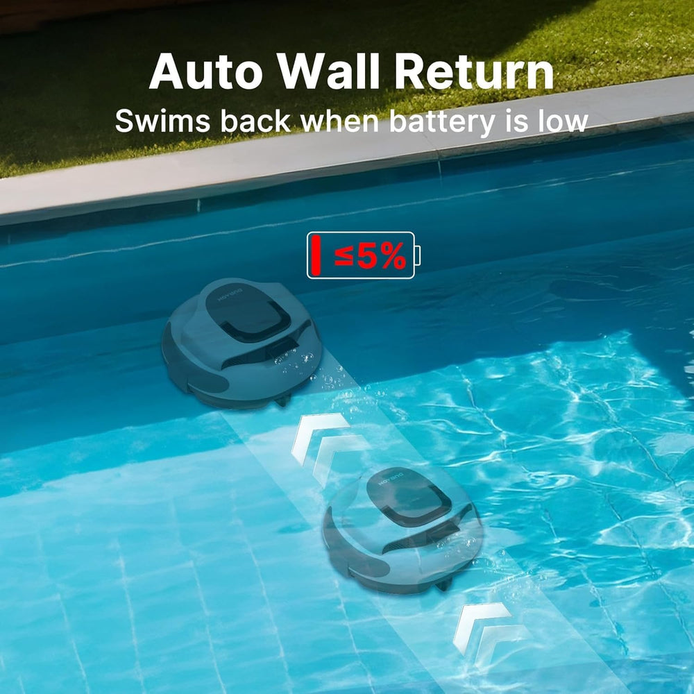 Duraon 5000mAh battery pack visible to emphasize long 130+ minute runtime