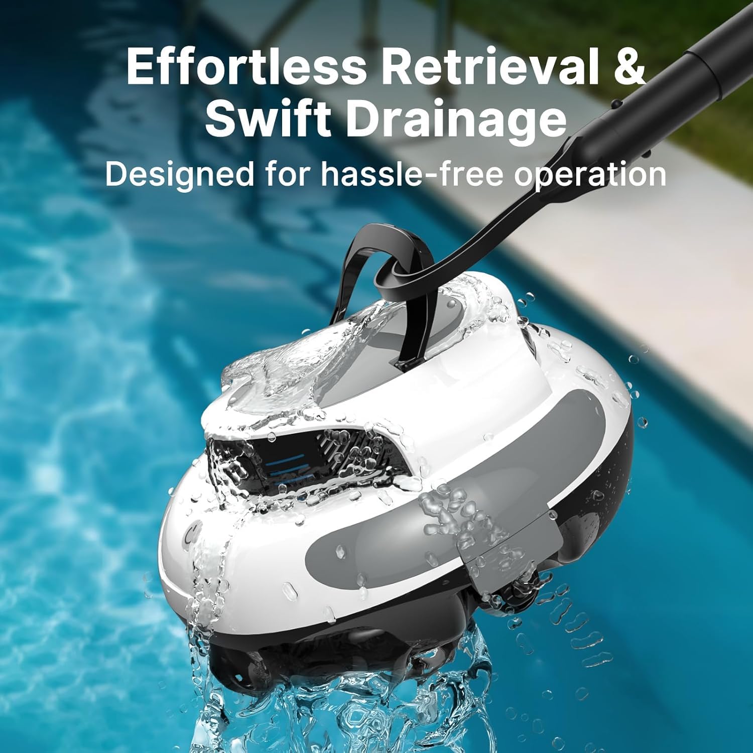 Duraon close-up of twin suction motors highlighting stronger debris removal performance