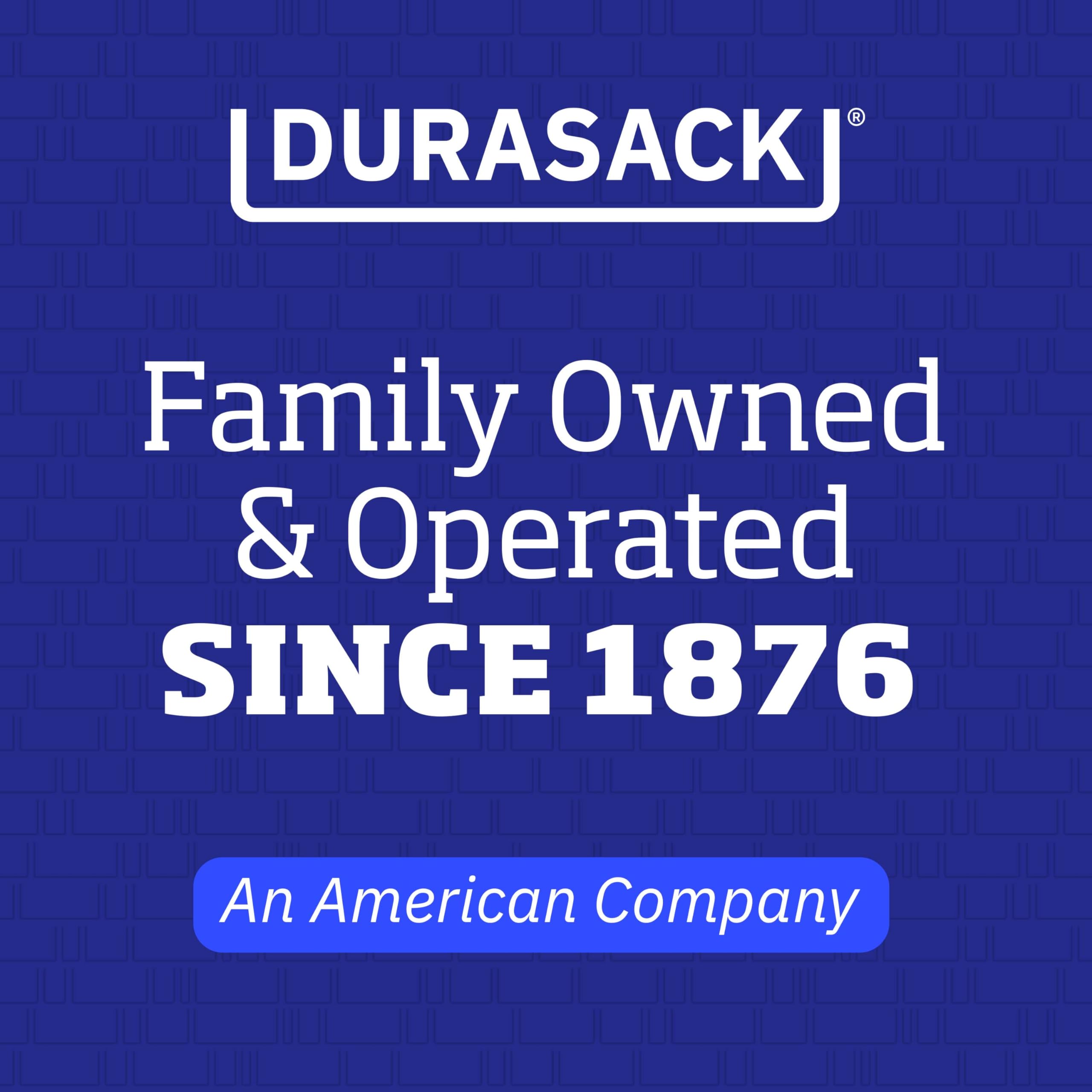 DURASACK dimensions overlay showing 20x20x28 inch capacity