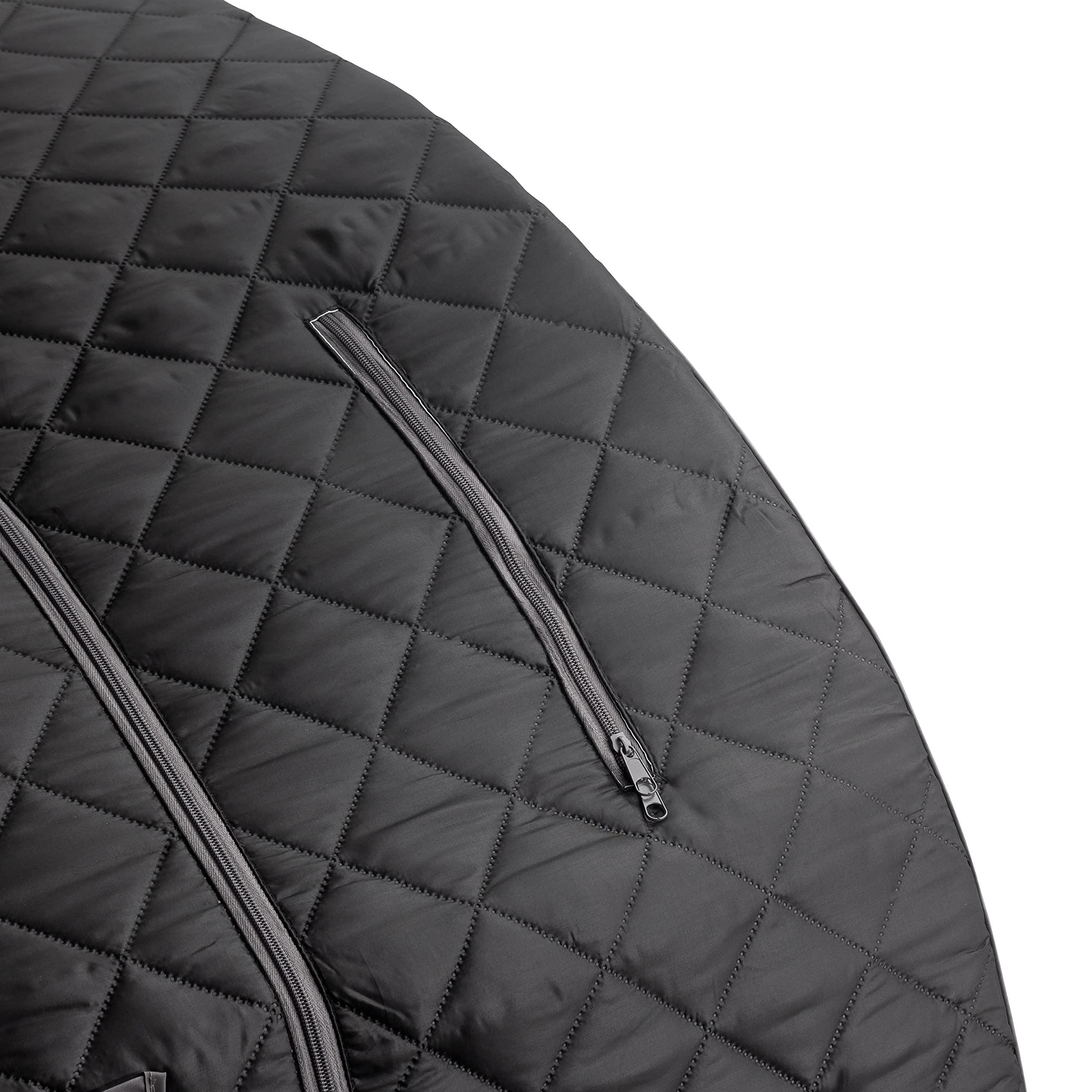Durasage foldable chair folded for storage demonstrating portability