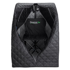 Durasage open tent with included chair demonstrating comfortable seating