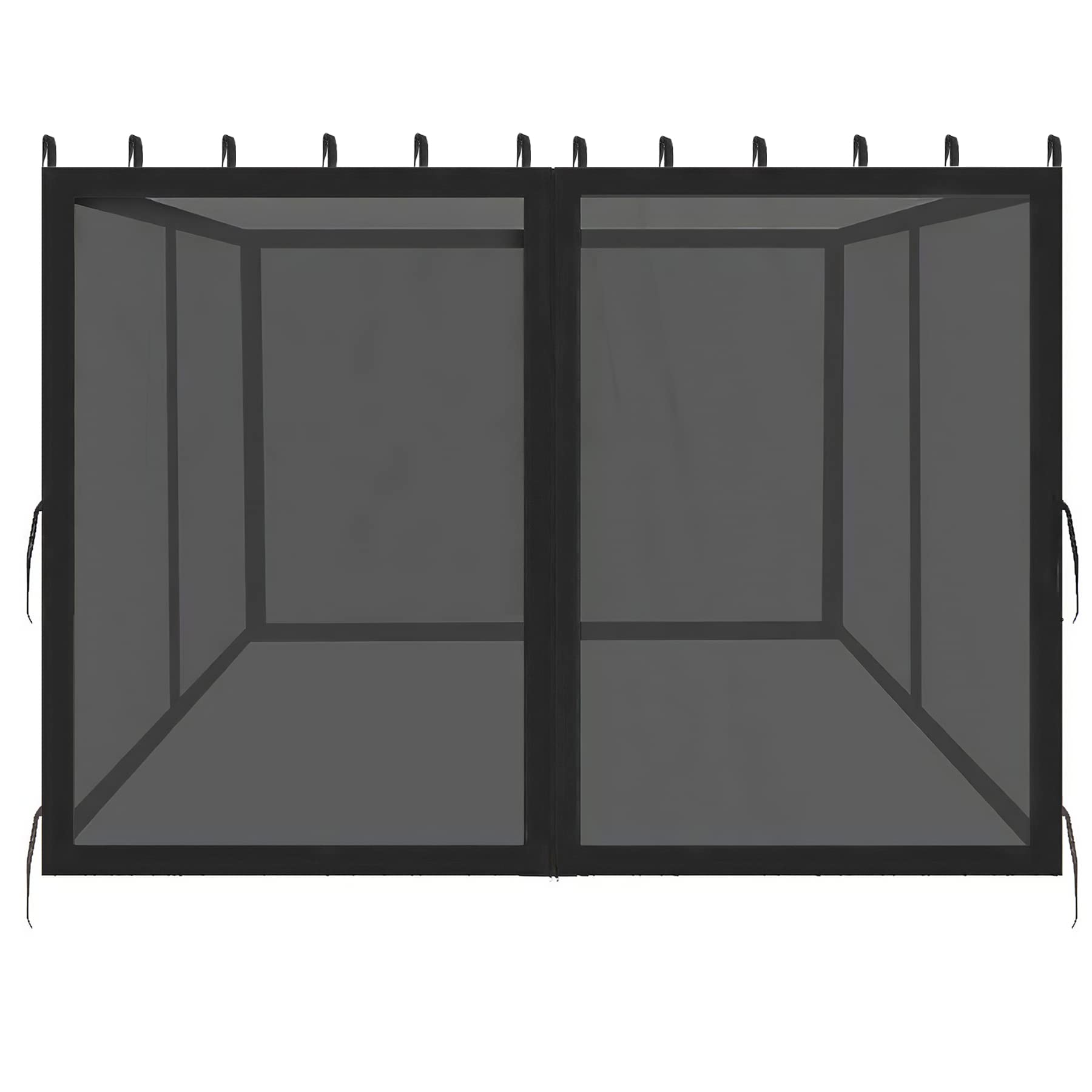 DURCOVER front panel view showing full sidewall and doorway benefit insect protection