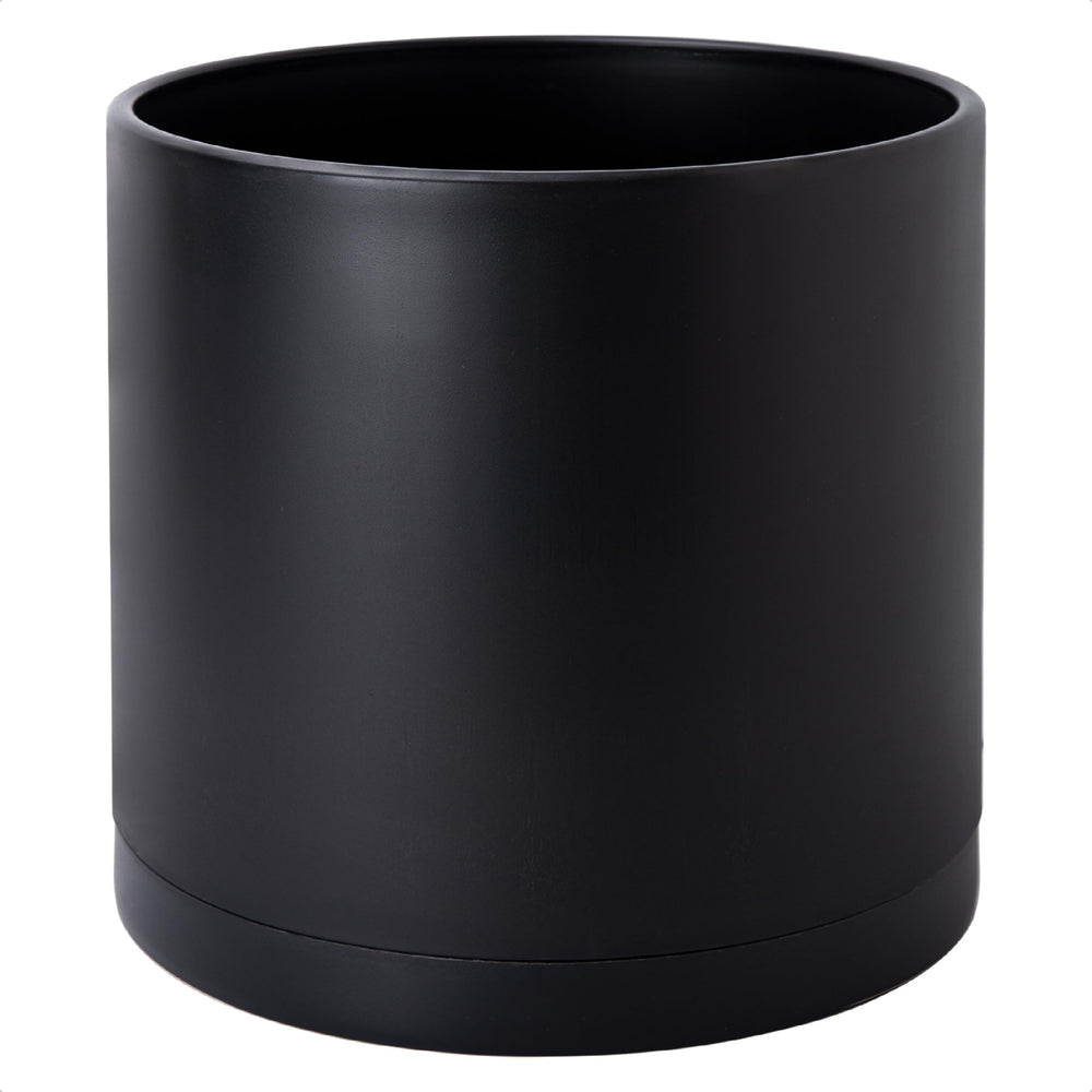 D'vine Dev front view of 14-inch planter showing clean cylinder shape and matte finish