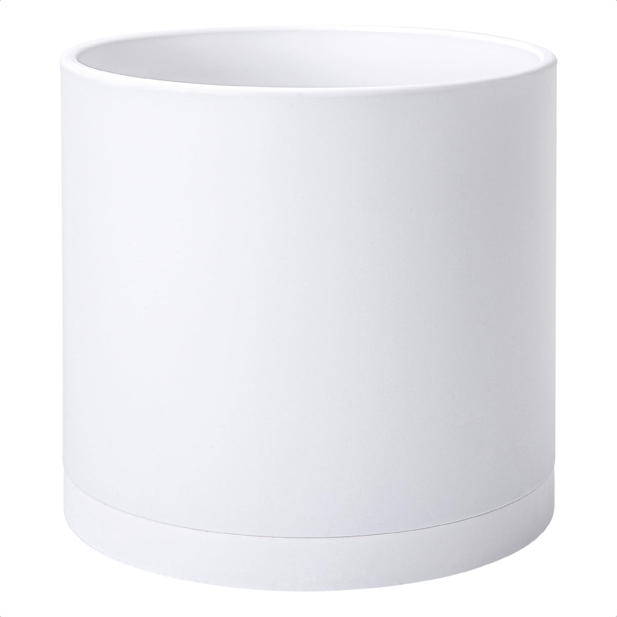 D'vine Dev front view showing clean white cylinder and modern appeal