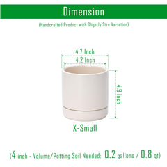 D'vine Dev close-up of oatmeal glaze texture highlighting smooth ceramic finish