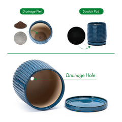 D'vine Dev underside detail showing drainage holes for healthier watering