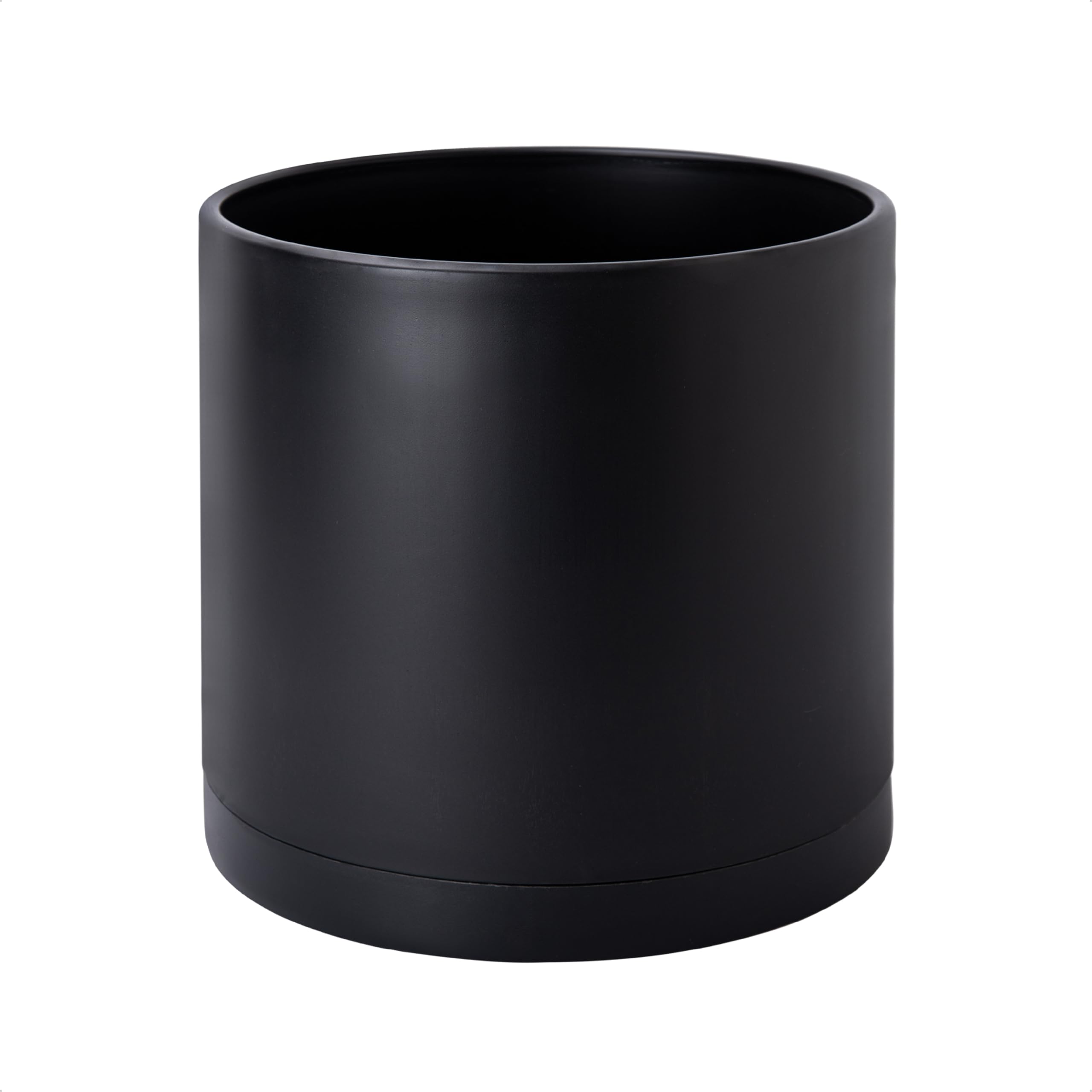 D'vine Dev front view of 10-inch planter showing sleek matte finish and modern shape for styling