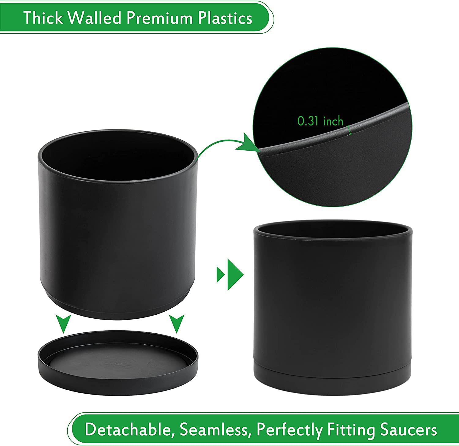 D'vine Dev mesh filter detail preventing soil loss while allowing water flow and ventilation