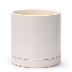 D'vine Dev front view showing oatmeal planter and clean modern shape