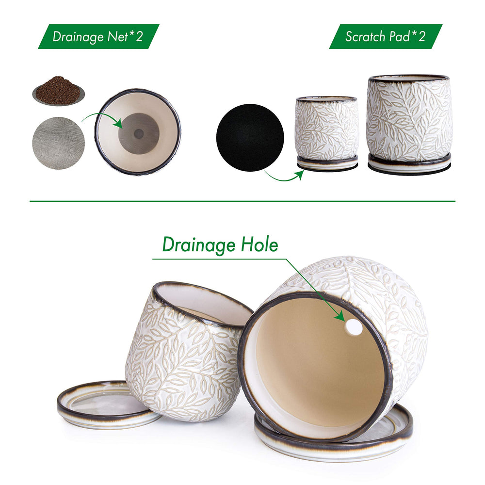 D'vine Dev stainless-steel drainage net and protective pad keeping soil secure