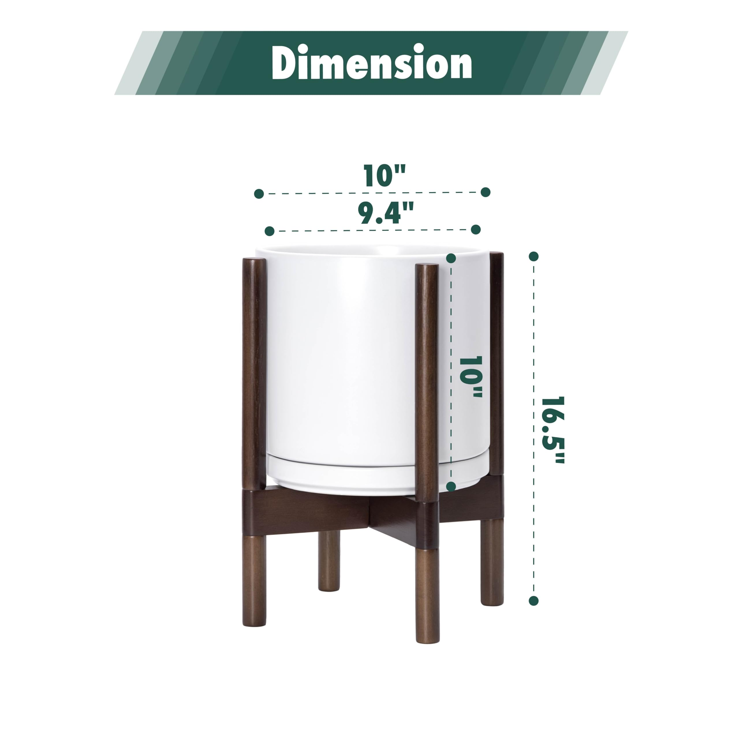 D'vine Dev beech wood stand detail showing sturdy construction and warm finish