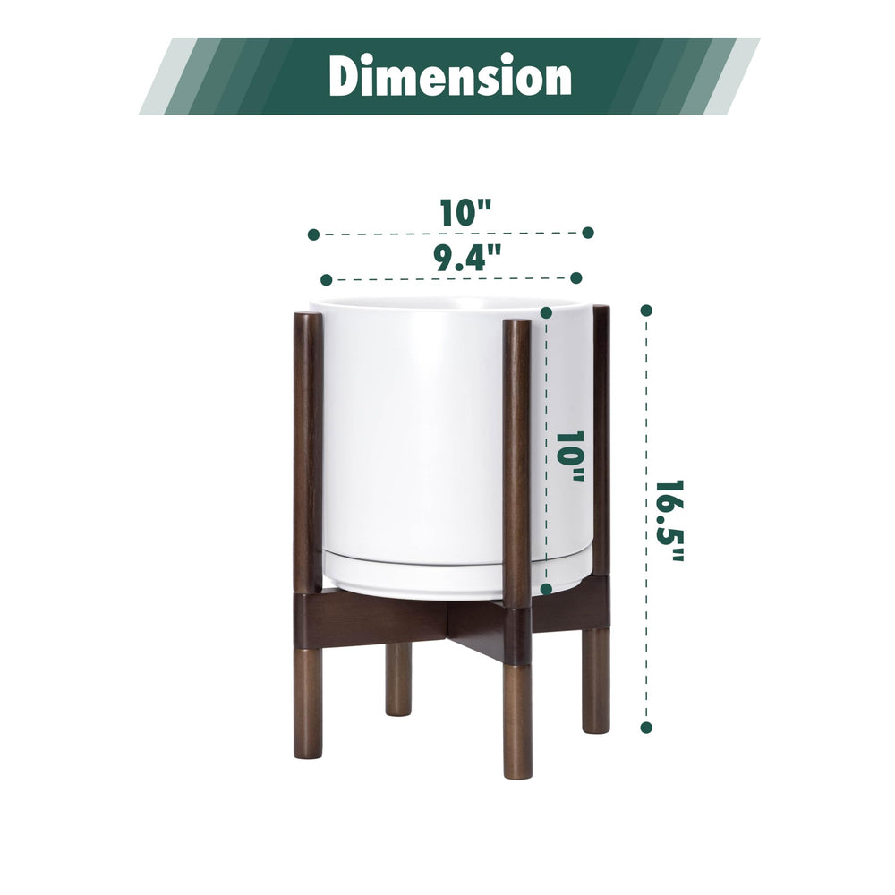 D'vine Dev beech wood stand detail showing sturdy construction and warm finish