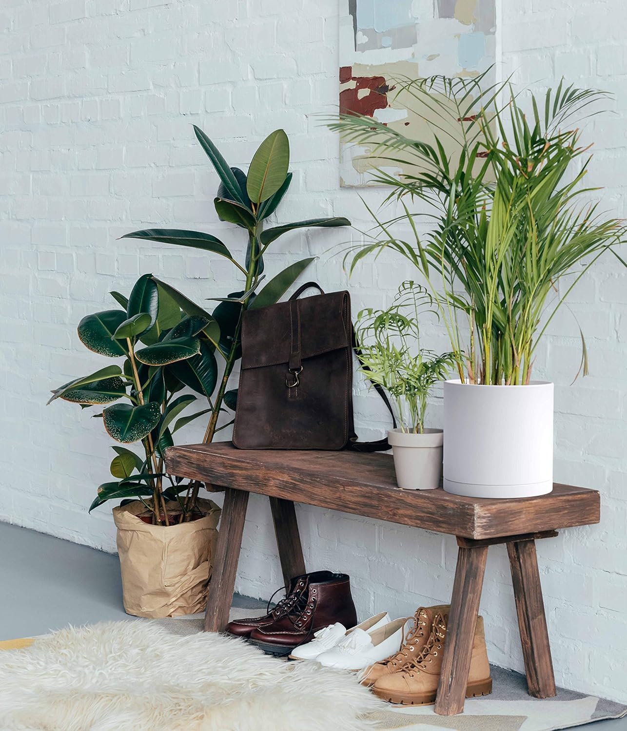 D'vine Dev two planters side-by-side illustrating matching pair for symmetrical displays