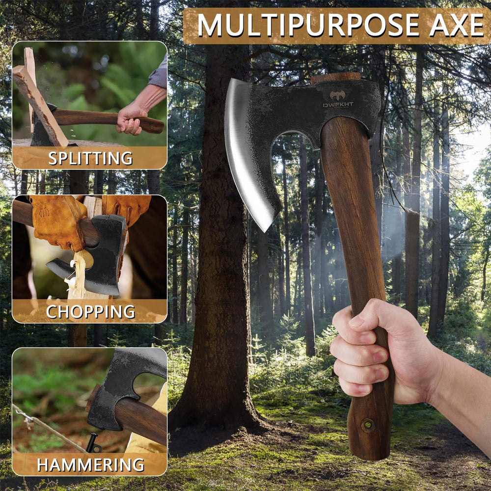DWFKHT beech handle grip detail highlighting ergonomic shape and reduced fatigue