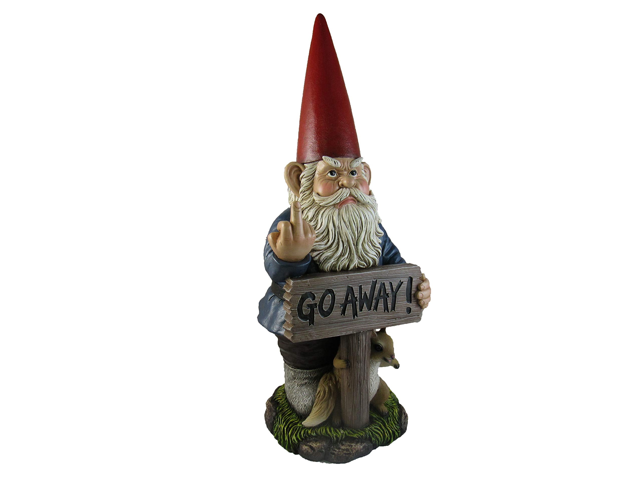 DWK garden gnome close-up of face and expression highlighting charm