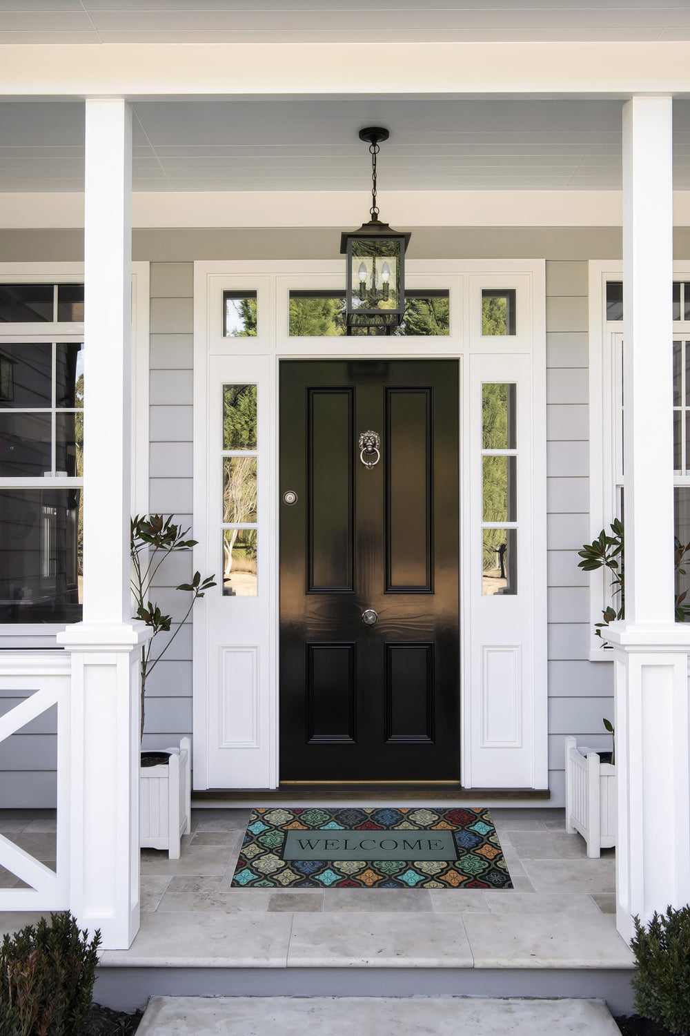 DWKKX styled entryway scene shows decorative and protective use