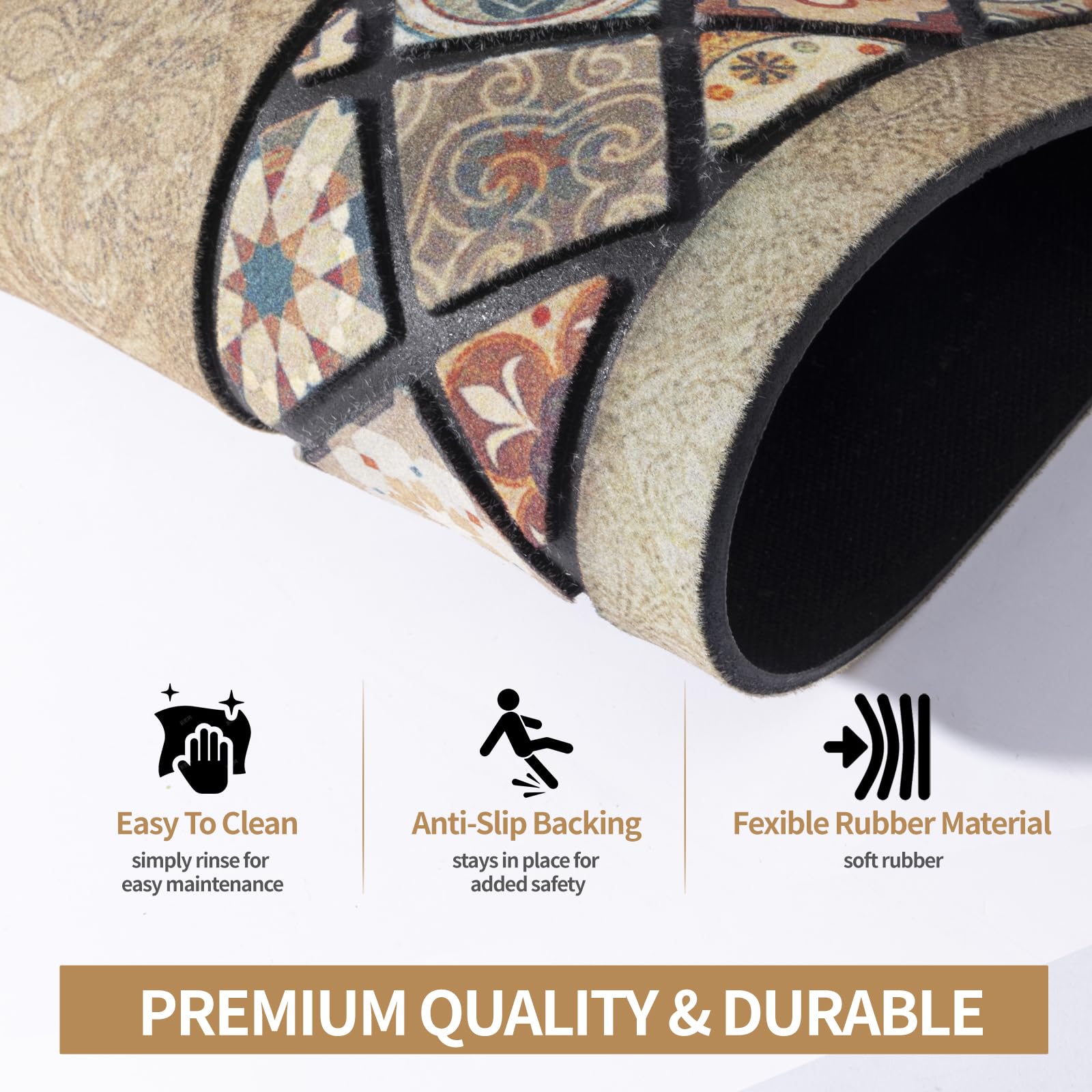 DWKKX mat next to door demonstrating 24x36 size fit