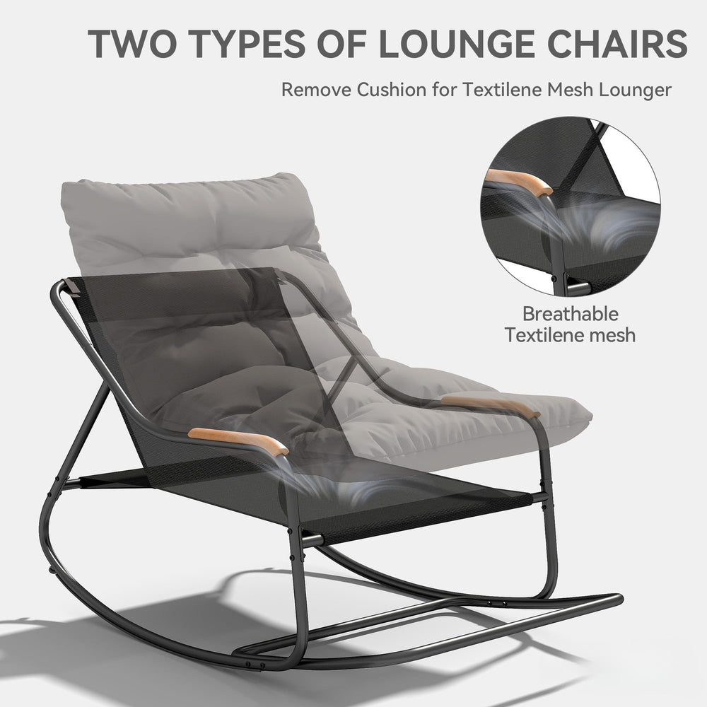DWVO 2.8-inch cushion detail showing plush padding for long comfort