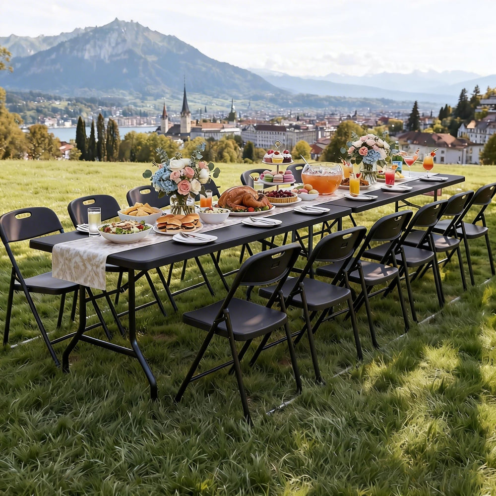 DWVO HDPE tabletop close-up revealing textured 1.35 inch top for easy cleaning and durability