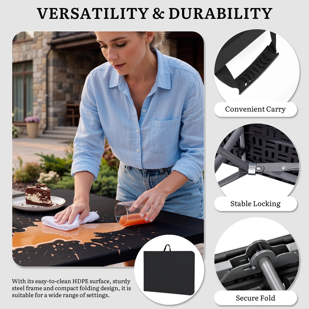 DWVO table side profile highlighting standard 29.1 inch height for comfortable seating