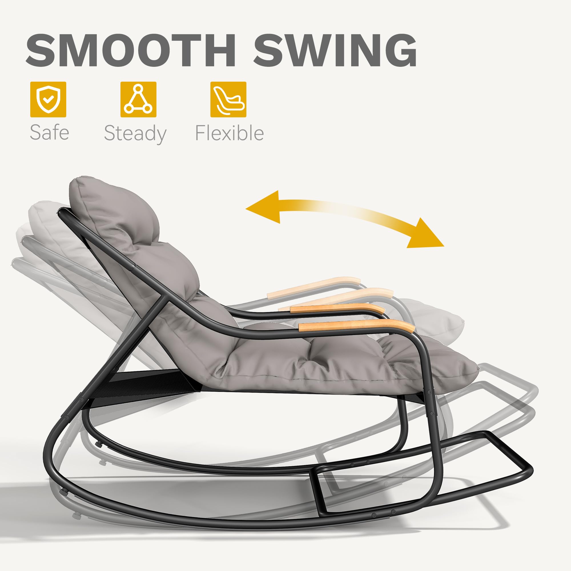 DWVO adjustable feet stability shot showing level support on uneven ground