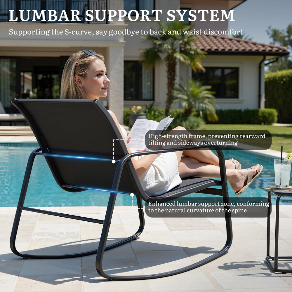 DWVO non-slip base detail providing stable, secure outdoor seating