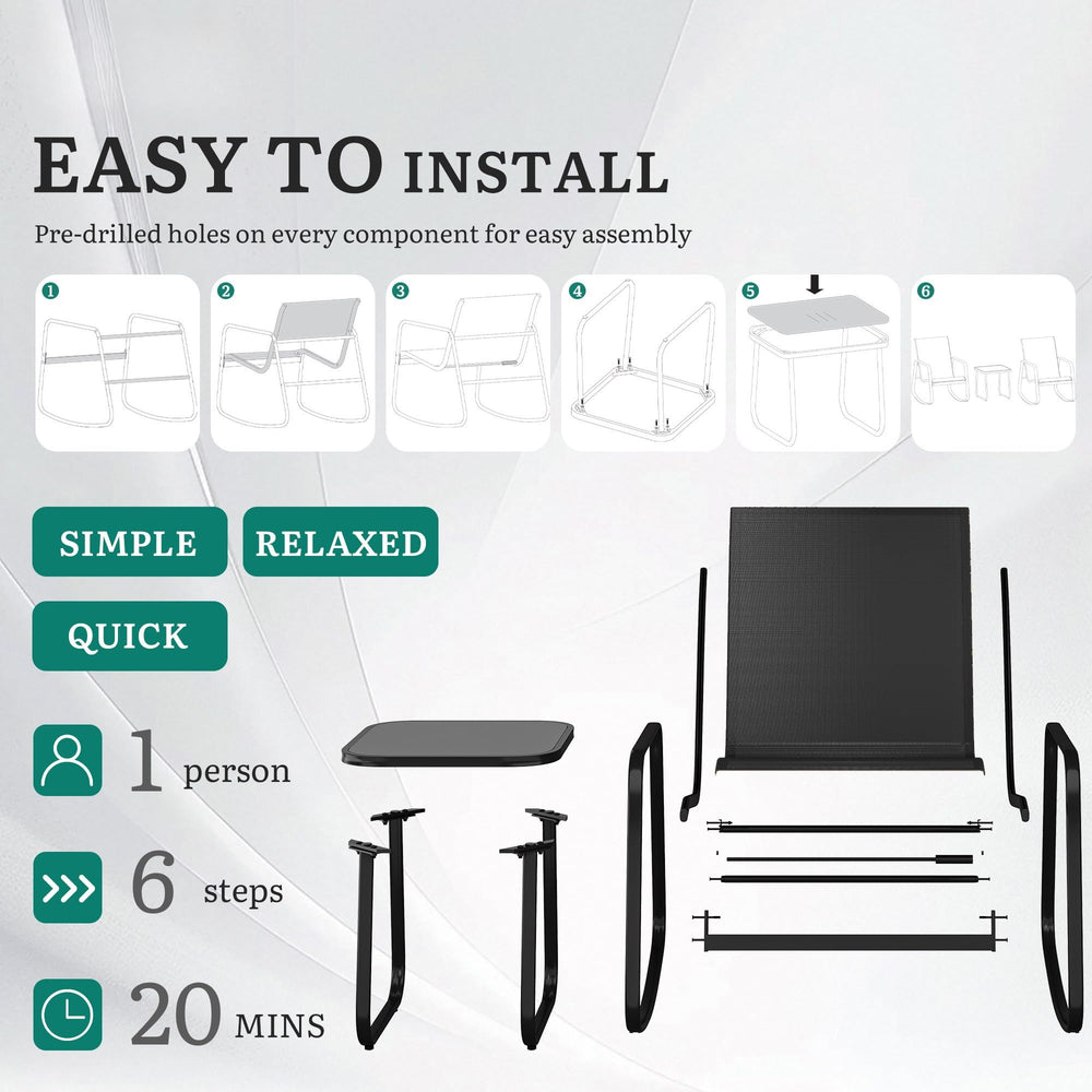 DWVO size comparison with standard chair showing compact footprint