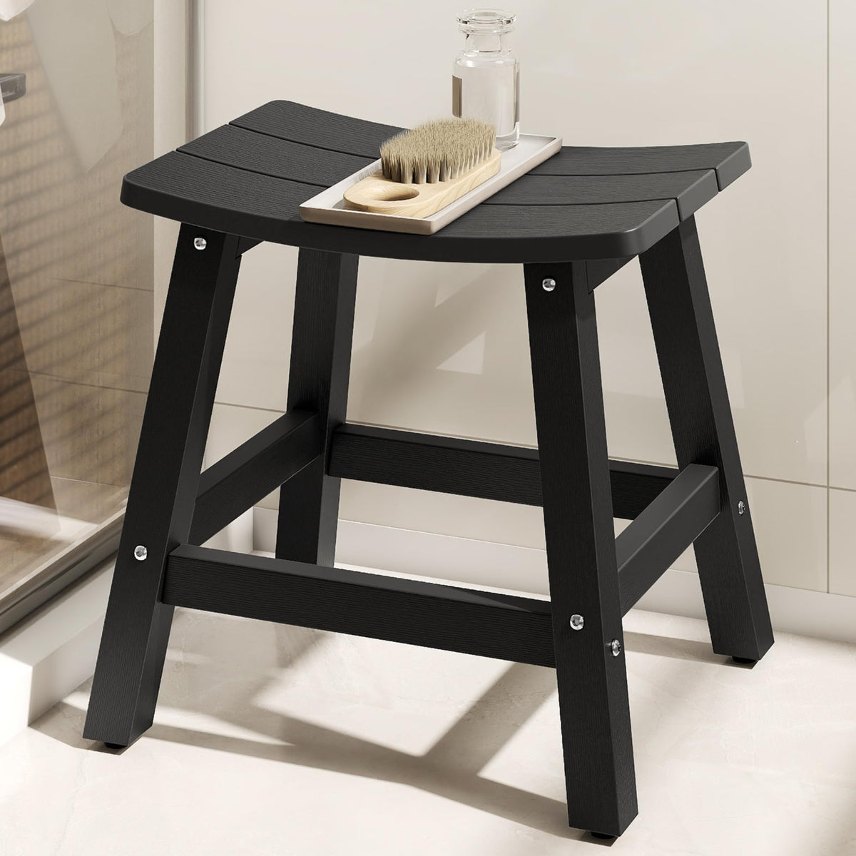DWVO YITAHOME front view showing sturdy waterproof bench and stylish finish benefit