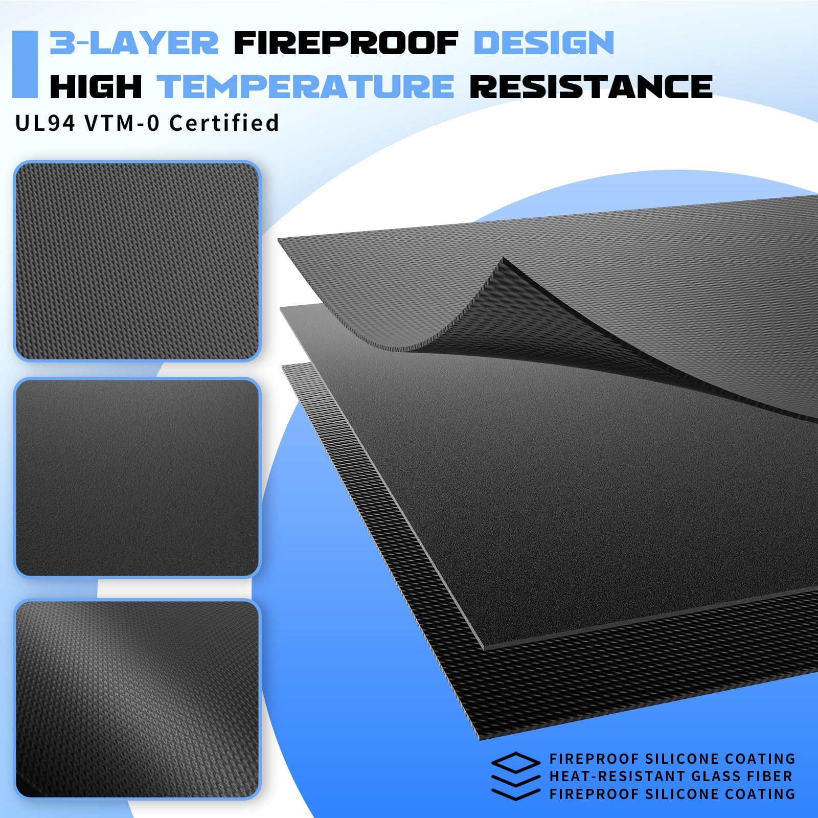 DXOKNQG mat rolled compactly for convenient storage and portability