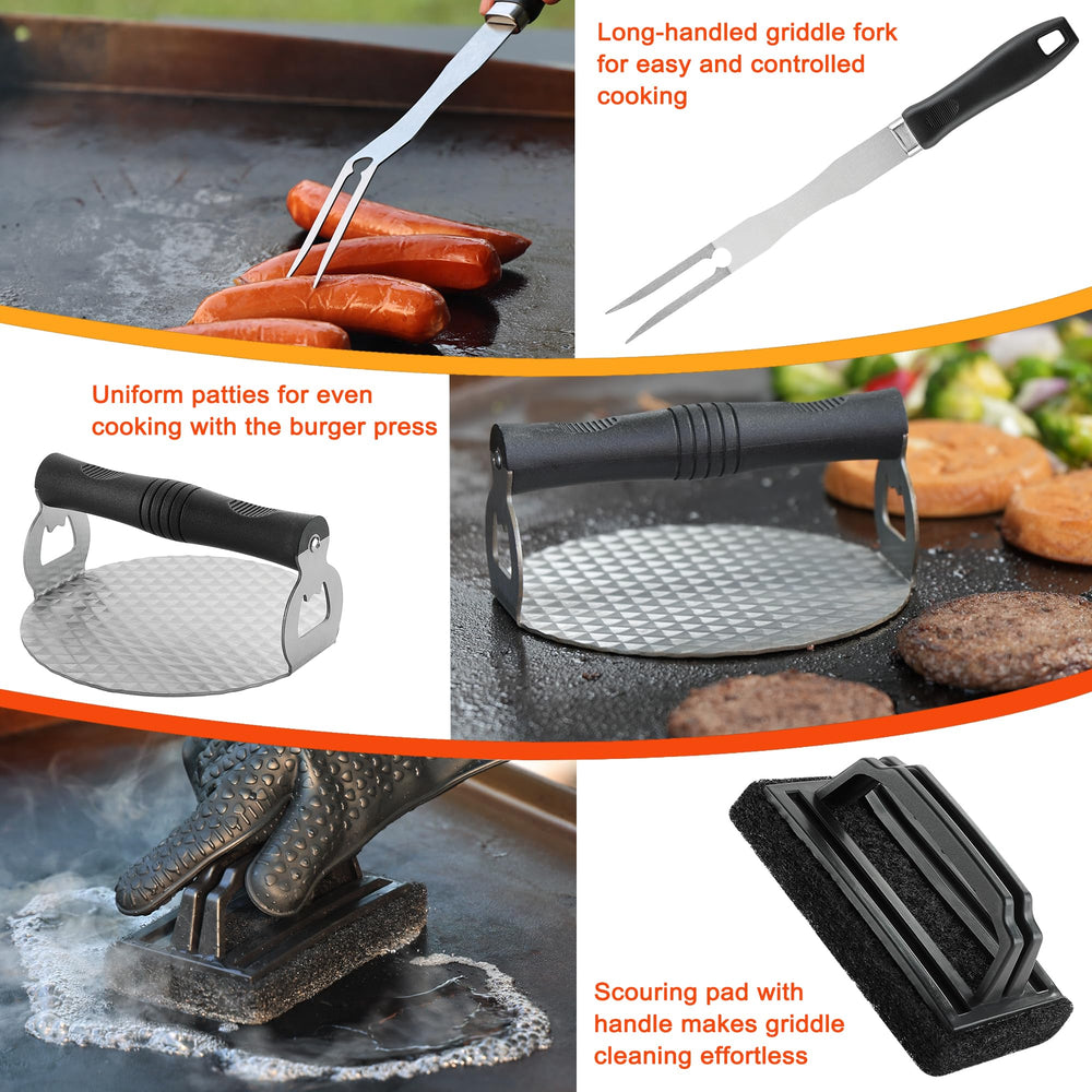 DY DECENT FAMILY zippered organizer bag packed with utensils for tidy transport