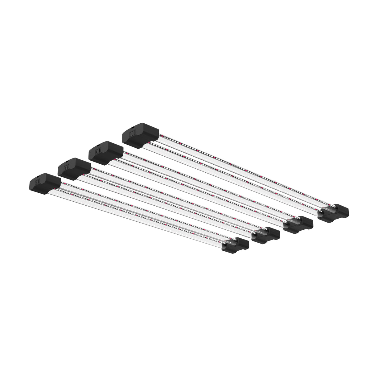 DYMOND BoostGro front packaging showing four 3ft LED tubes and benefits