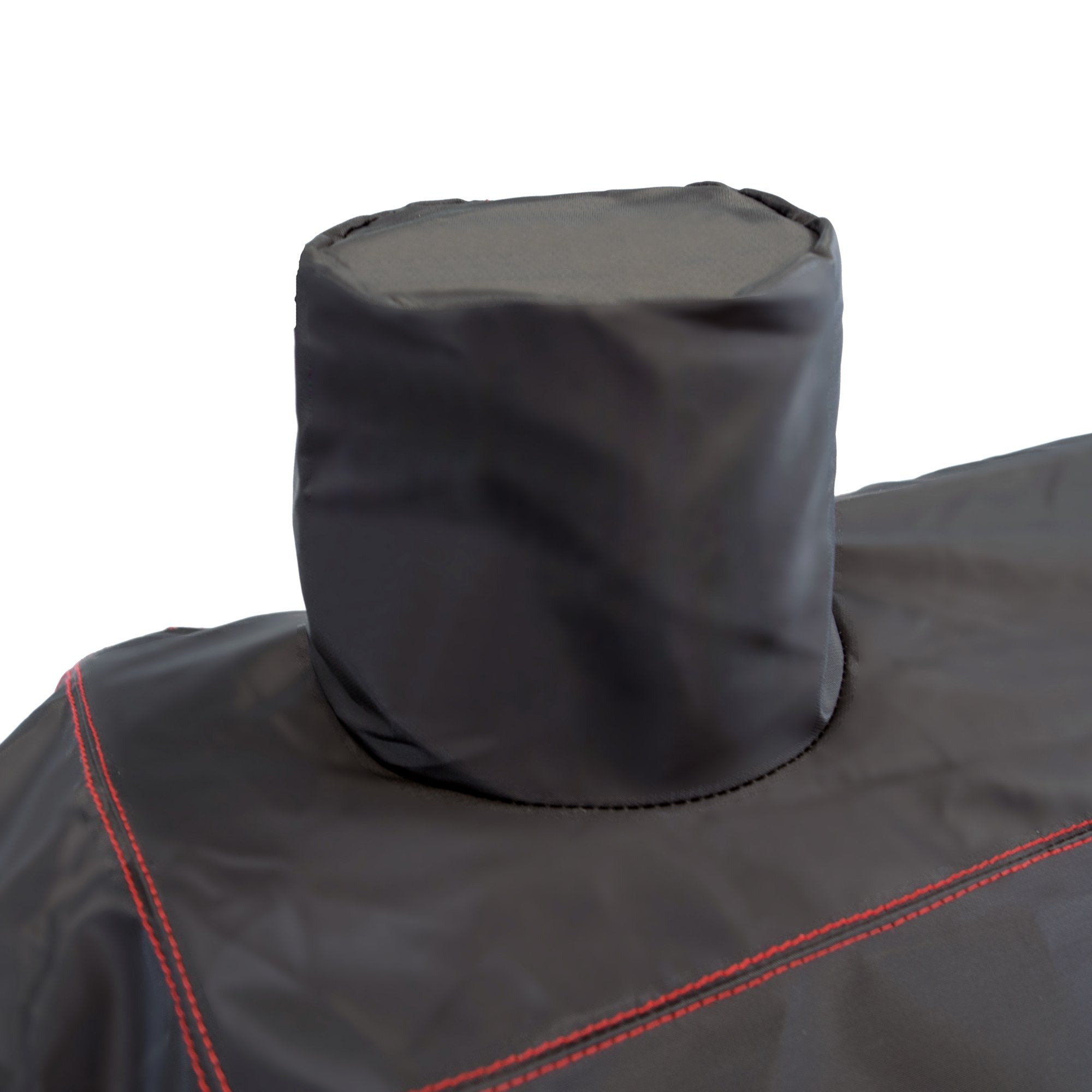 Dyna-Glo covered smoker in backyard protecting grill from elements