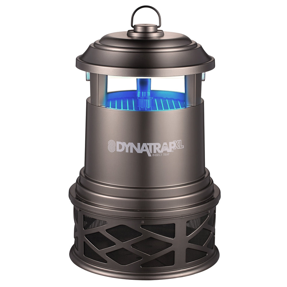 DynaTrap DT2000XLP-TUNSR front view showing decorative finish and compact footprint for yard appeal