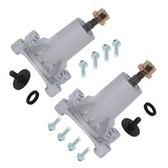 DynaVim front view of two spindle assemblies showing ready-to-install parts and protection
