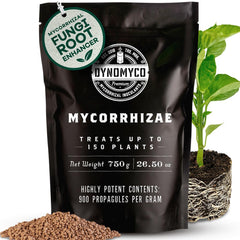 DYNOMYCO front pouch showing 750g size and clear product benefits