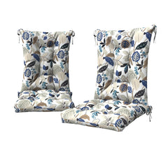DYTXIII front view of Breeze Leaves Beige cushion set showing color and fit