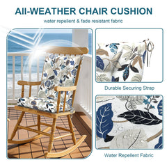 DYTXIII cushions in use on a porch rocker illustrating comfort benefit